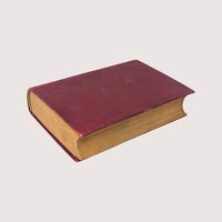 1870 Tafel Pronouncing English German Antique Pocket Dictionary Hardcover