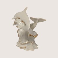1990s Lenox Porcelain Dolphin Figurine