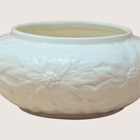 1997 Studio Pottery Floral Relief Bowl