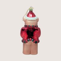 1997 Cubby Bear European Glass Large Ornament