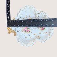 1950s Arnart Floral Rococo Decorative Dish