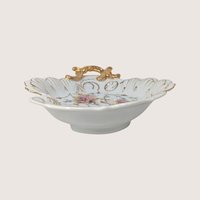 1950s Arnart Floral Rococo Decorative Dish