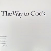 1989 Julia Child The Way To Cook Cookbook