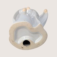 Vintage Modernist Ceramic Holy Family Figurine