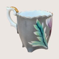 1940s Trimont Occupied Japan Thistle Demitasse Cup and Saucer