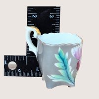 1940s Trimont Occupied Japan Thistle Demitasse Cup and Saucer