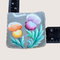 1940s Trimont Occupied Japan Thistle Demitasse Cup and Saucer