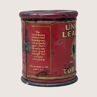 1930s Union Leader Smoking Tobacco Tin