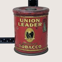 1930s Union Leader Smoking Tobacco Tin