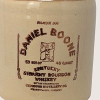 1974 Daniel Boone Kentucky Straight Bourbon Stoneware Jug