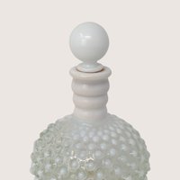 1950s Wrisley Pastel Hobnail Gardenia Cologne Bottle