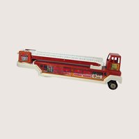 1980s Tonka Mighty No 1 Hook and Ladder Fire Truck Two Piece Semi