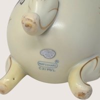 1960s Napcoware Floral Footed Egg Vase