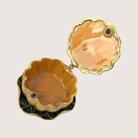 1990s Enameled Frog Prince Violin Trinket Box