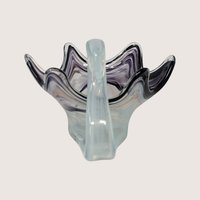1960 Sooner Glass Style Art Glass Swan Bowl