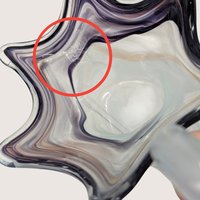 1960 Sooner Glass Style Art Glass Swan Bowl