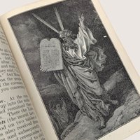 1898 Bible History Catechism Antique Religious Softcover Book