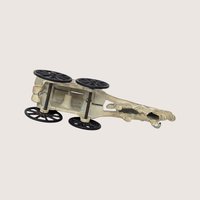 1930s Hubley Style Cast Iron Horse Drawn Ice Cart