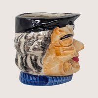 1960s Ceramic Winking Character Mug