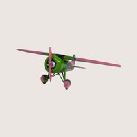 1992 Kawasaki Lockheed Vega Model 5B Airplane Bank
