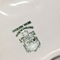 1940s Lancaster and Sandland Englishware Copper Luster Butter Dish  