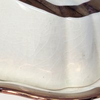 1940s Lancaster and Sandland Englishware Copper Luster Butter Dish  