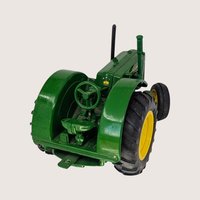1990 ERTL John Deere 1953 Model D 1/16 Scale Die Cast Tractor Replica  
