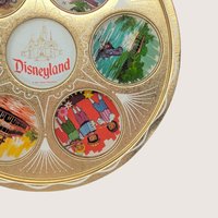 1960s Disneyland Souvenir Tin Drink Serving Tray