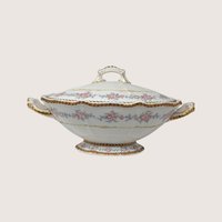 Antique Elite Works Limoges Covered Vegetable Bowl