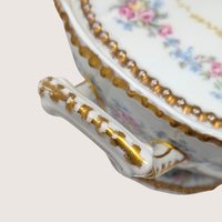 Antique Elite Works Limoges Covered Vegetable Bowl