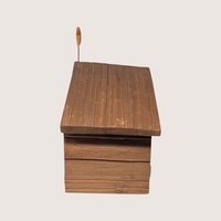 1980s Handmade Wooden Nativity Set