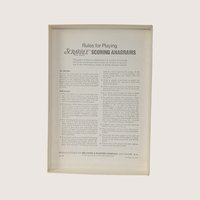 1975 Selchow and Righter Scrabble Scoring Anagrams Game