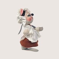 1986 Annalee Colonial Bonnet Mouse Doll