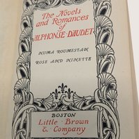 Antique 1900 Alphonse Daudet Numa Roumestan Hardcover Book