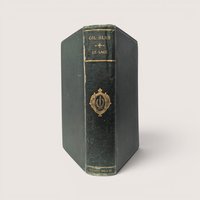 Vintage Montgomery Ward hardcover book The Adventures of Gil Blas by Le Sage with green cover and illustration.