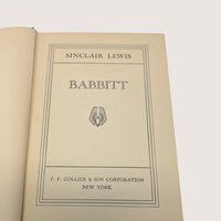 Vintage Sinclair Lewis Babbitt P. F. Collier Hardcover Book