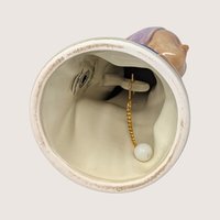 1983 Royal Cornwall Toby Collection Queen Guinevere Ceramic Bell