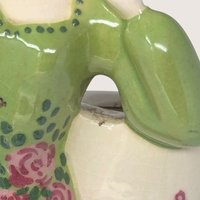 Vintage Ceramic Figural Lady Vase Planter 