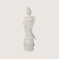 Vintage Homco White Ceramic Quan Yin Figurine