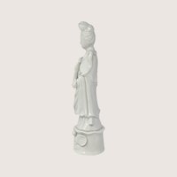 Vintage Homco White Ceramic Quan Yin Figurine