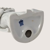Vintage White Porcelain Geisha Figurine