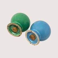 Vintage Fiesta Ball Salt and Pepper Shaker Set
