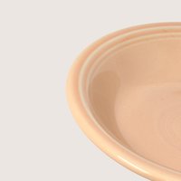 Vintage Set of Six Peach Fiesta Bowls