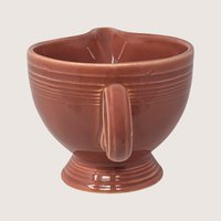 Vintage Fiesta Rose Ceramic Gravy Boat
