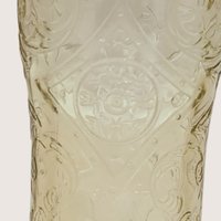 Vintage Federal Glass Madrid Amber Tumbler Set of 4