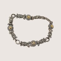 Vintage Premier Designs Two Tone Link Bracelet