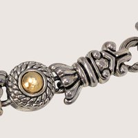 Vintage Premier Designs Two Tone Link Bracelet