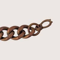 Vintage Solid Copper Chunky Curb Link Bracelet