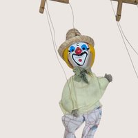 Vintage Marionette Puppet Pair