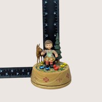 Vintage Anri Talk to the Animals Rotating Music Box
